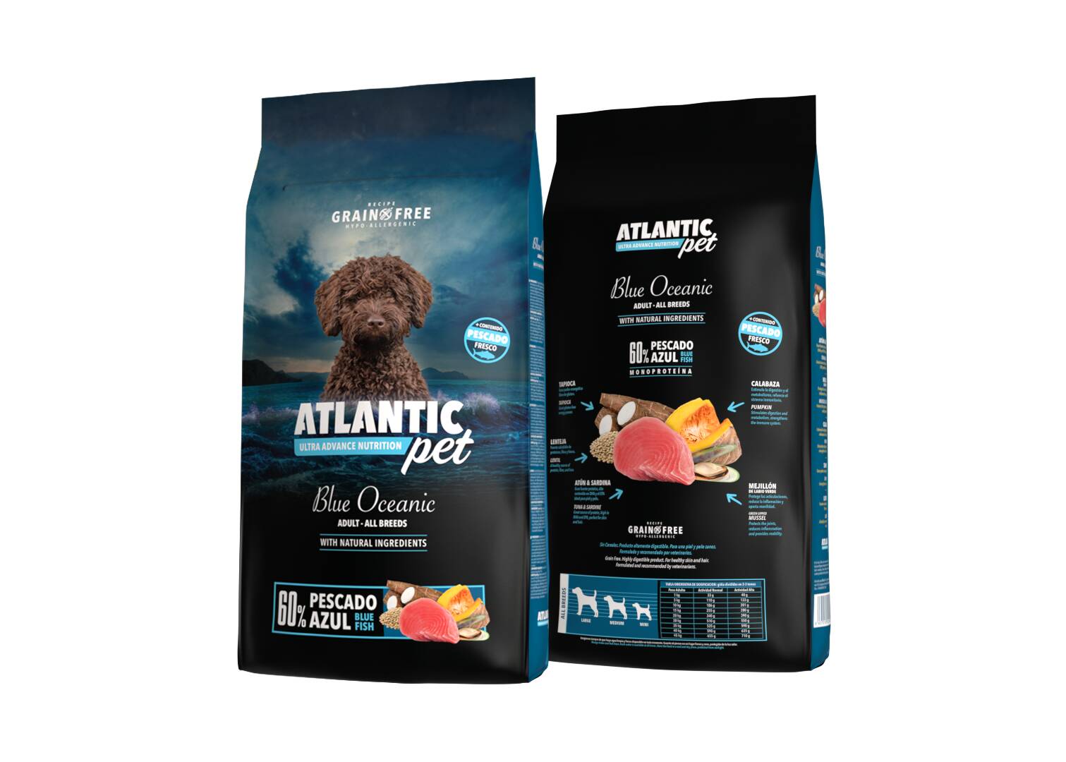 ATLANTICPET ULTRA BLUE OCEANIC 2 KILOS.