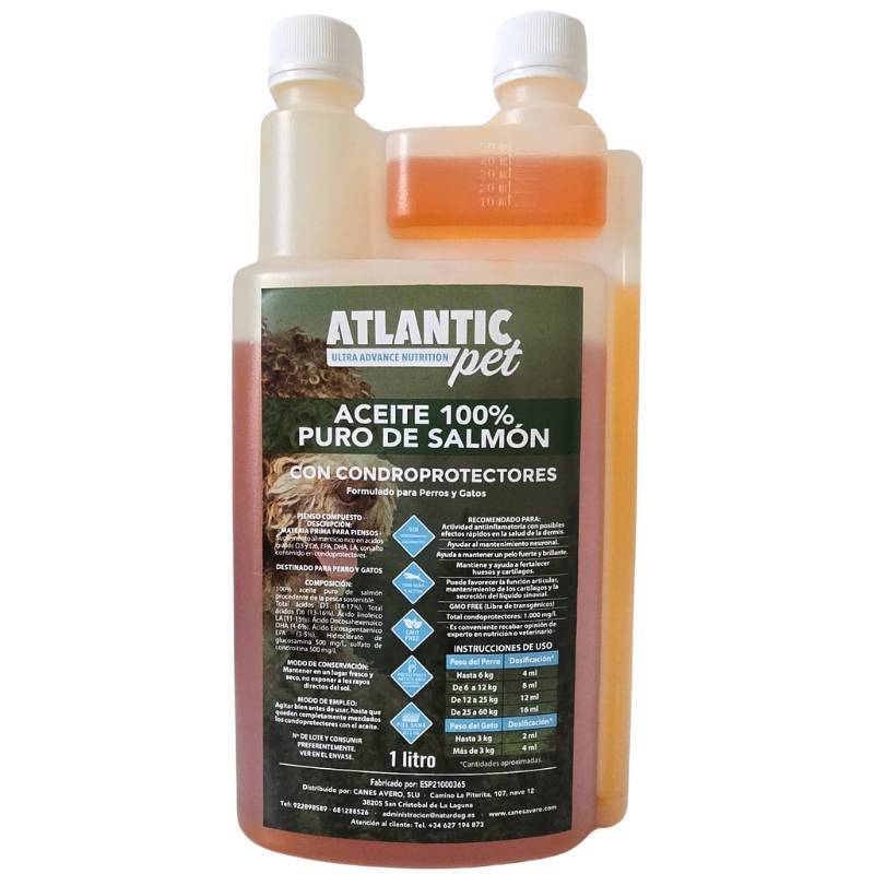 ATP Aceite de salmón con condroprotectores (glucosamina/condroitina) 1 litro