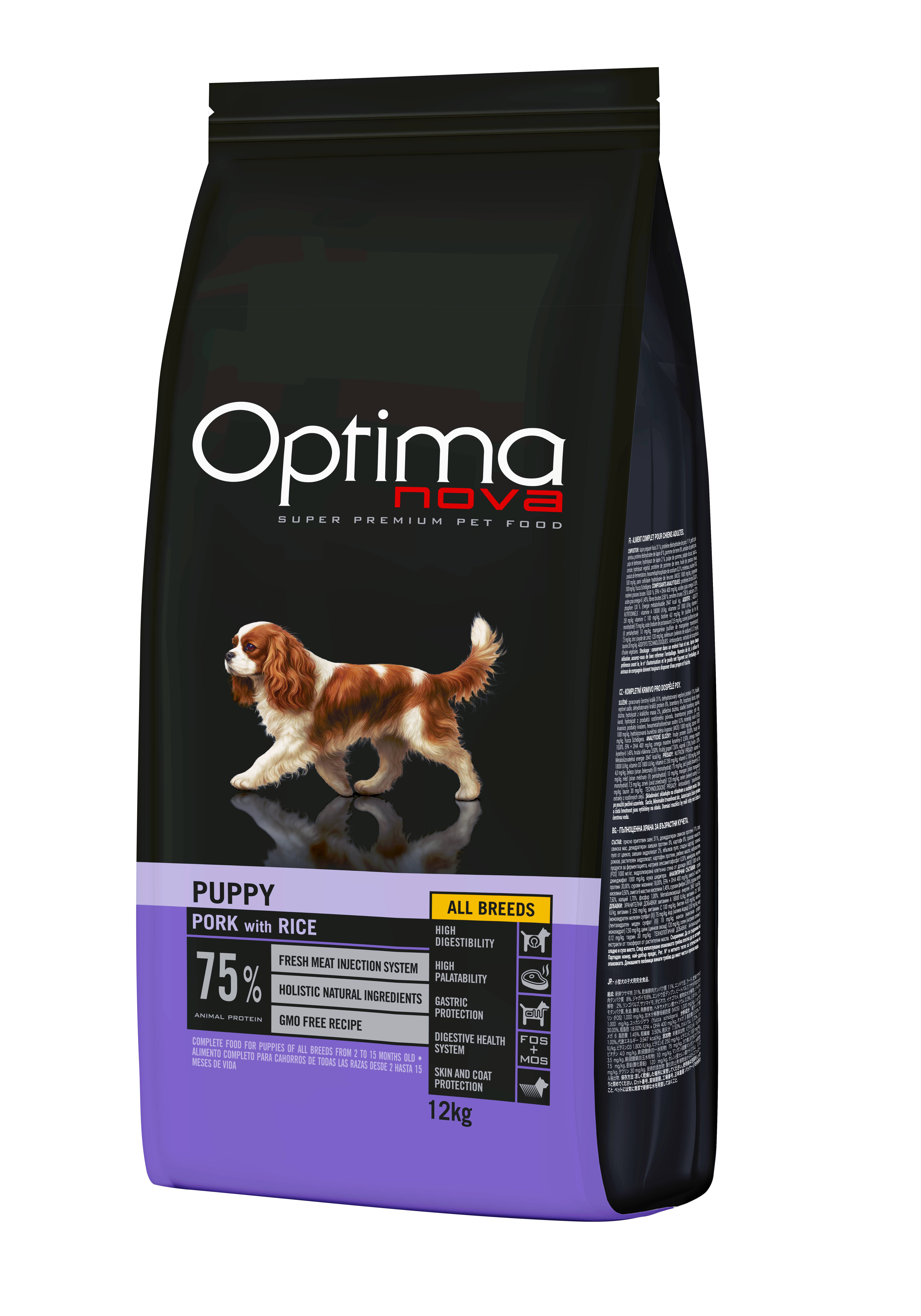 OPTIMA NOVA PUPPY PORK 12KGR
