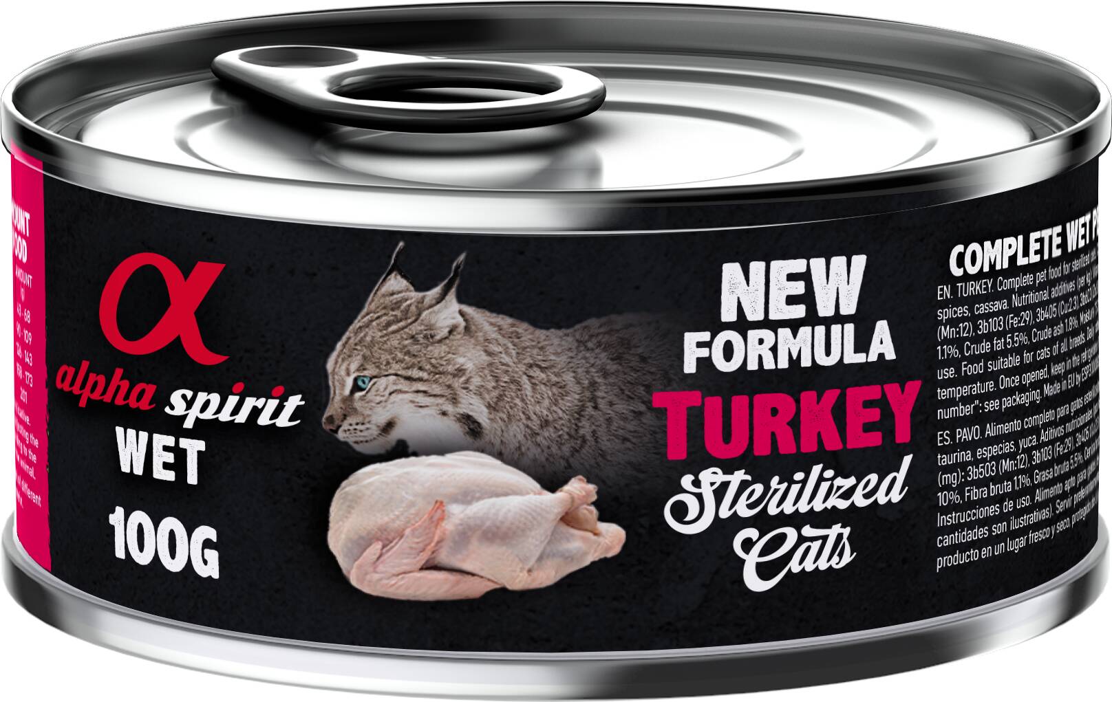 A.S. Turkey for Sterilised Cats 100 g