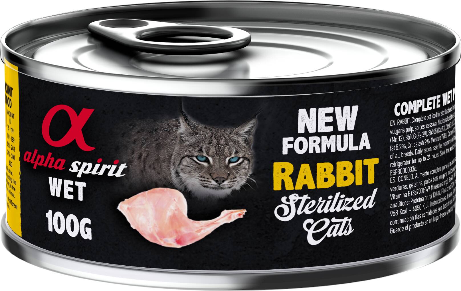 A.S. Rabbit for Sterilised Cats 100 g