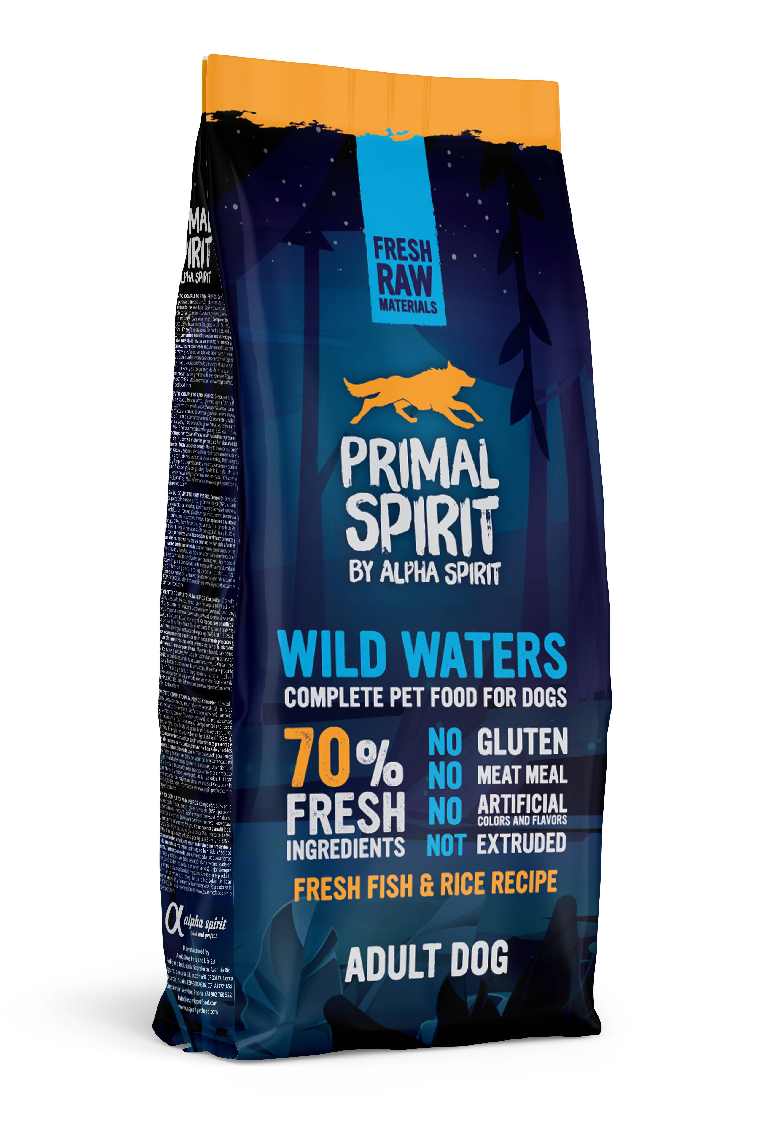 Primal 70% Wild Waters Dog Food 12 kg