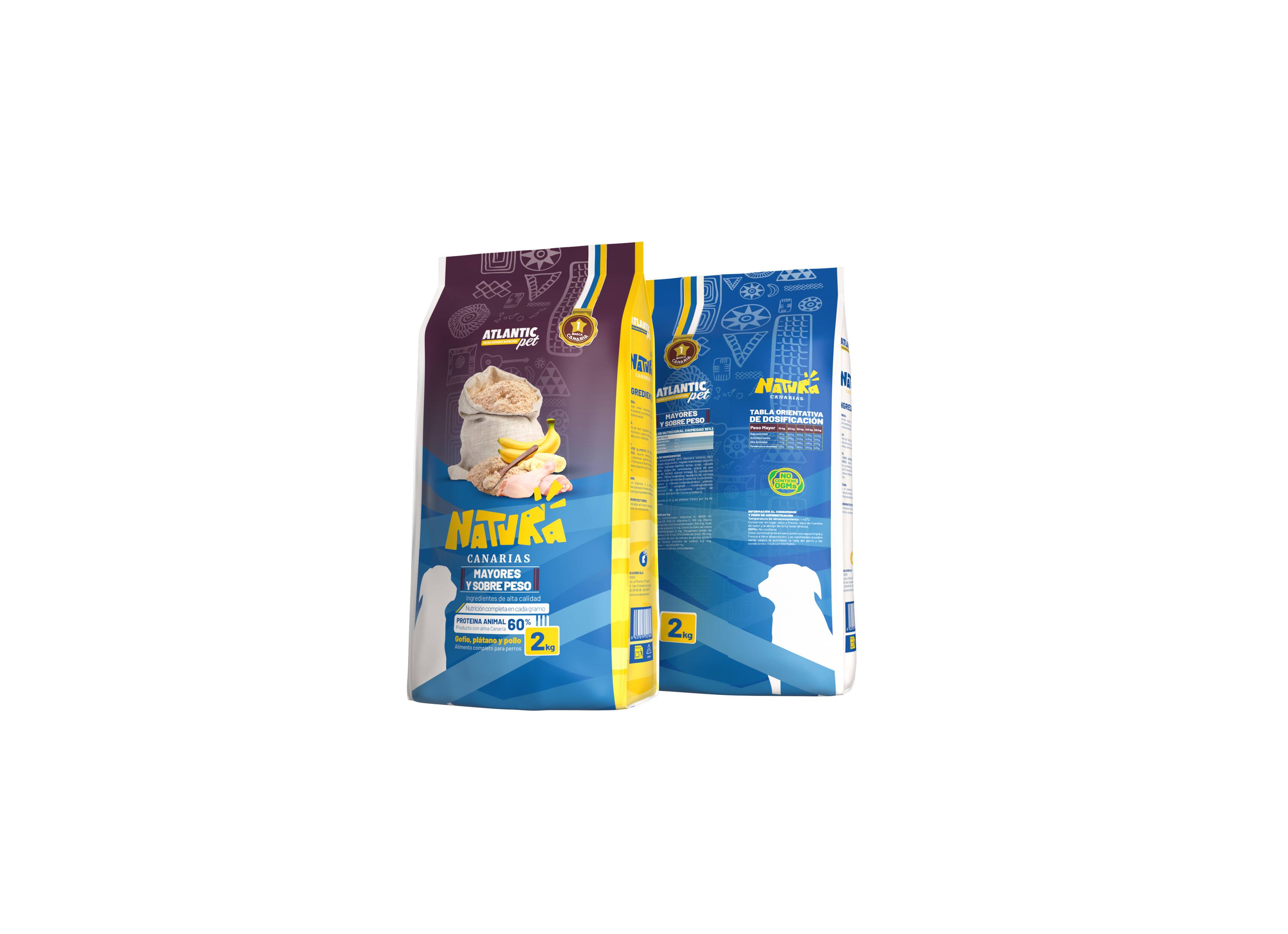 NATURACANARIAS PERRO SOBREPESO O MAYORES 2 KILOS