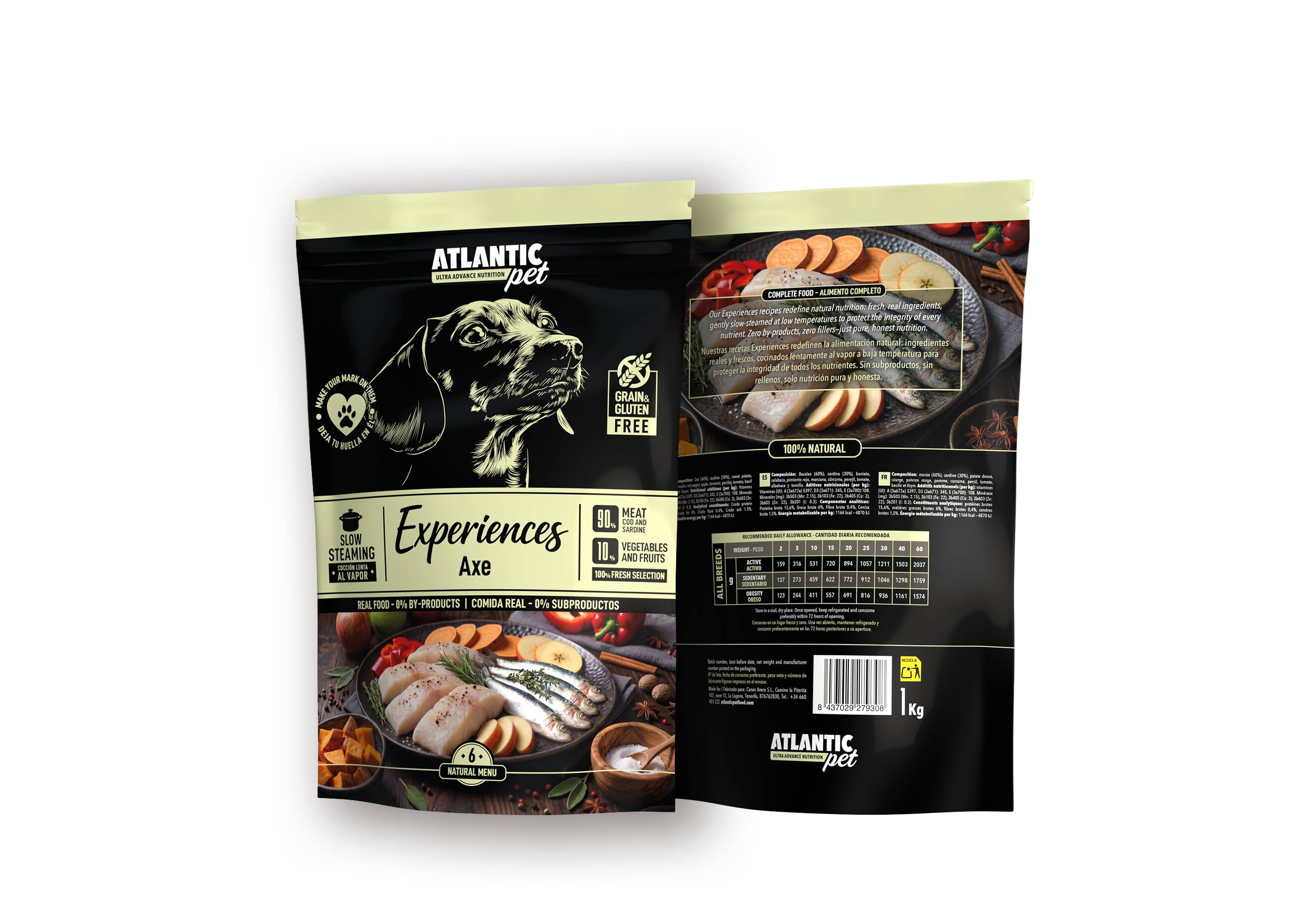 ATP EXPERIENCE AXE DOG NÚMERO 6 POUCH 1 KG.