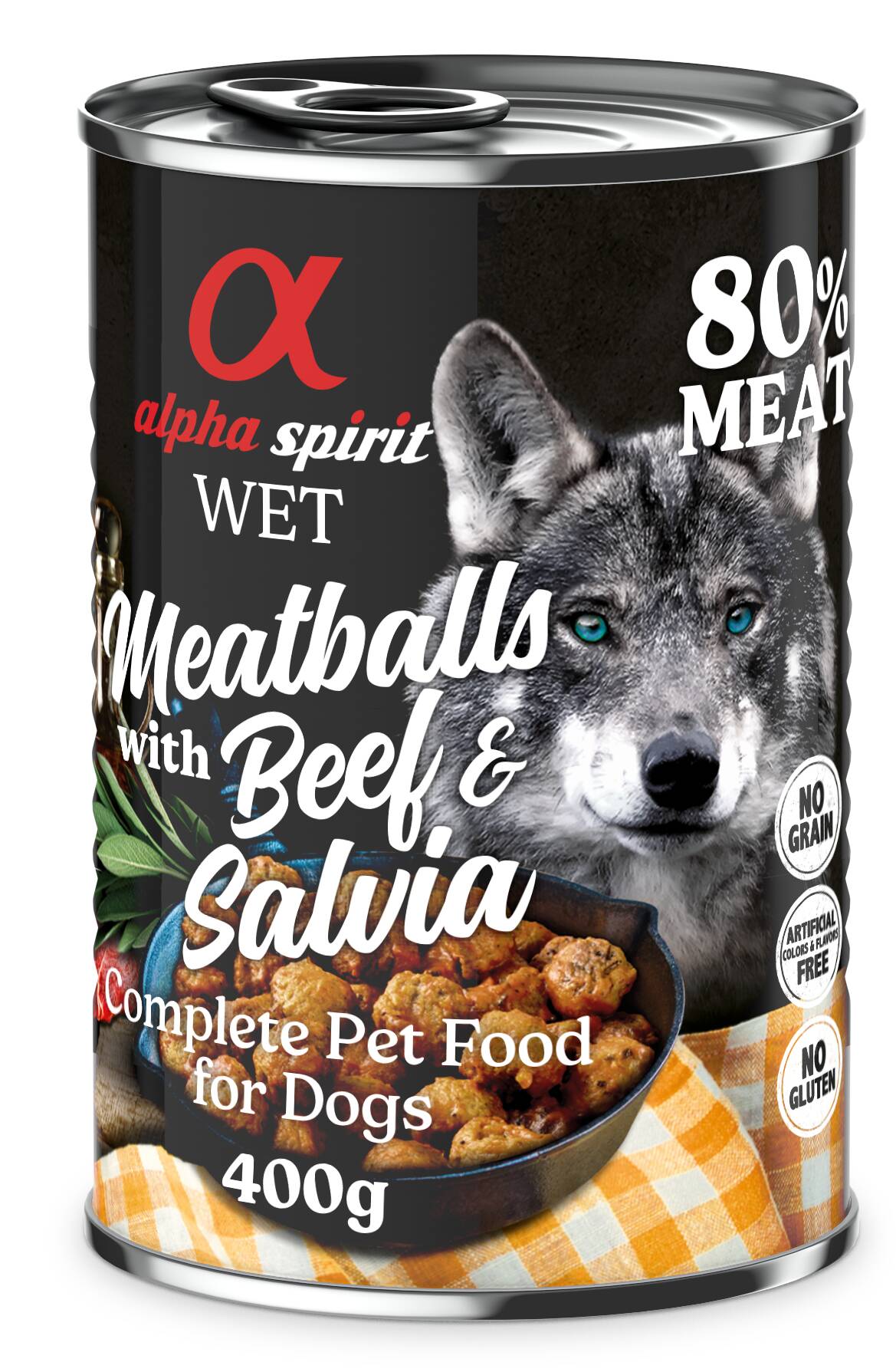A.S. Beef with sage Meatballs 400 gr (6 uds)
