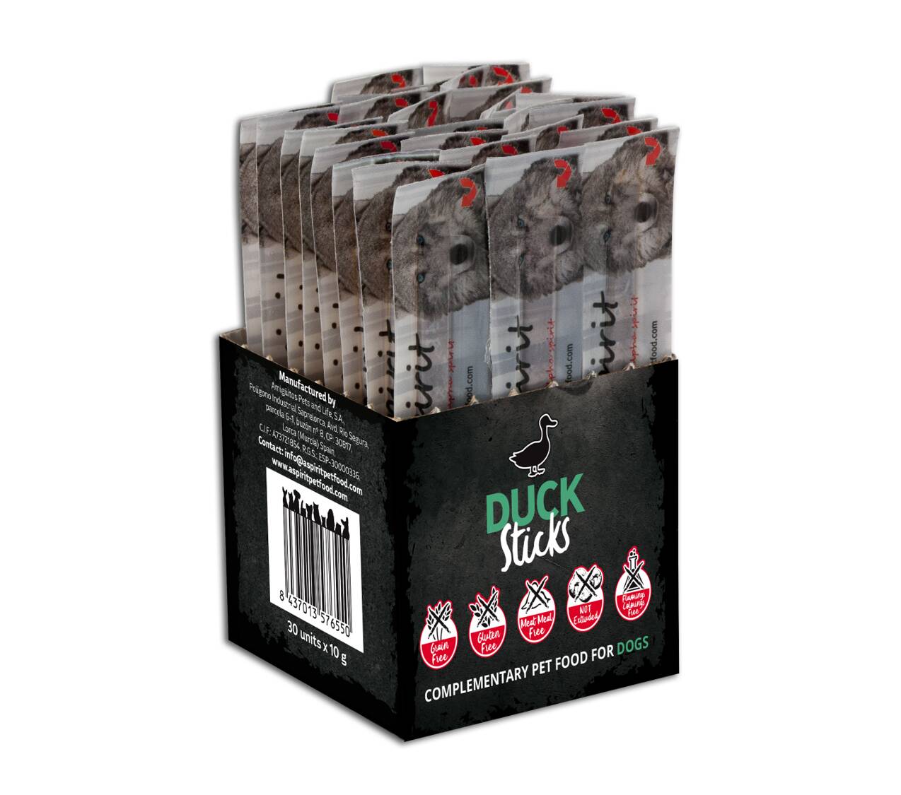 A.S. Duck Sticks 30 unid.