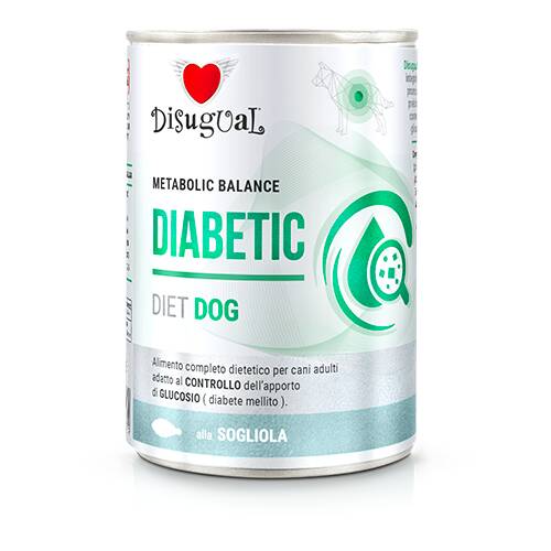 DIABETIC WHITE FISH DISUGUAL DIET DOG CANNED DOG FOOD 400GR