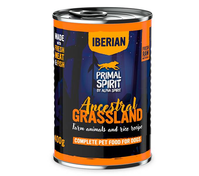 "Iberian" Ancestral Grassland Wet Food For Dogs 400Gr