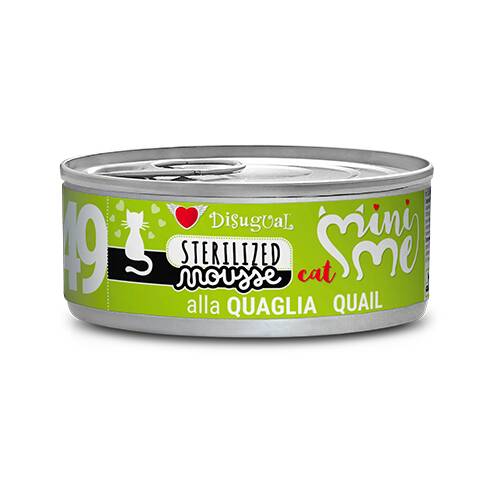 MINI-ME STERILIZED CANNED CAT FOOD QUAIL 85GR Mousse-Nº49