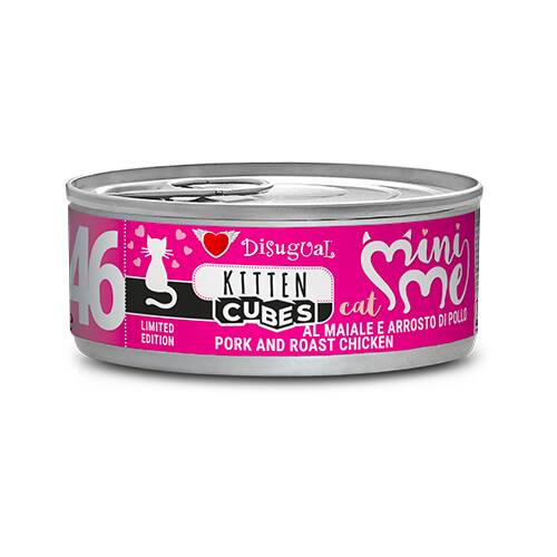 MINI-ME CANNED CAT FOOD KITTEN PORK and ROAST CHICKEN 85GR Cubes-Nº46