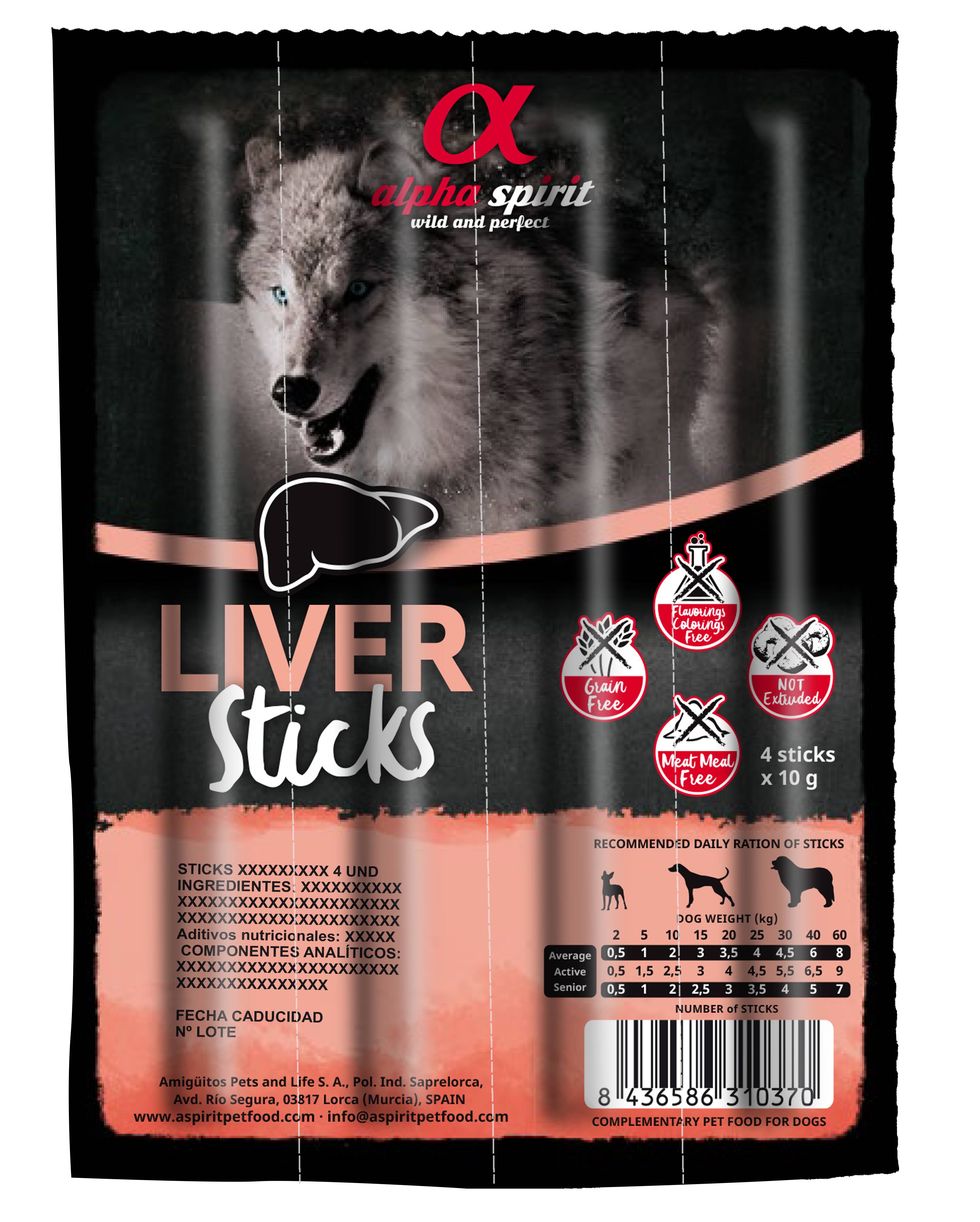 A.S. Liver Sticks Ristra (16 ristras x 4 uds)