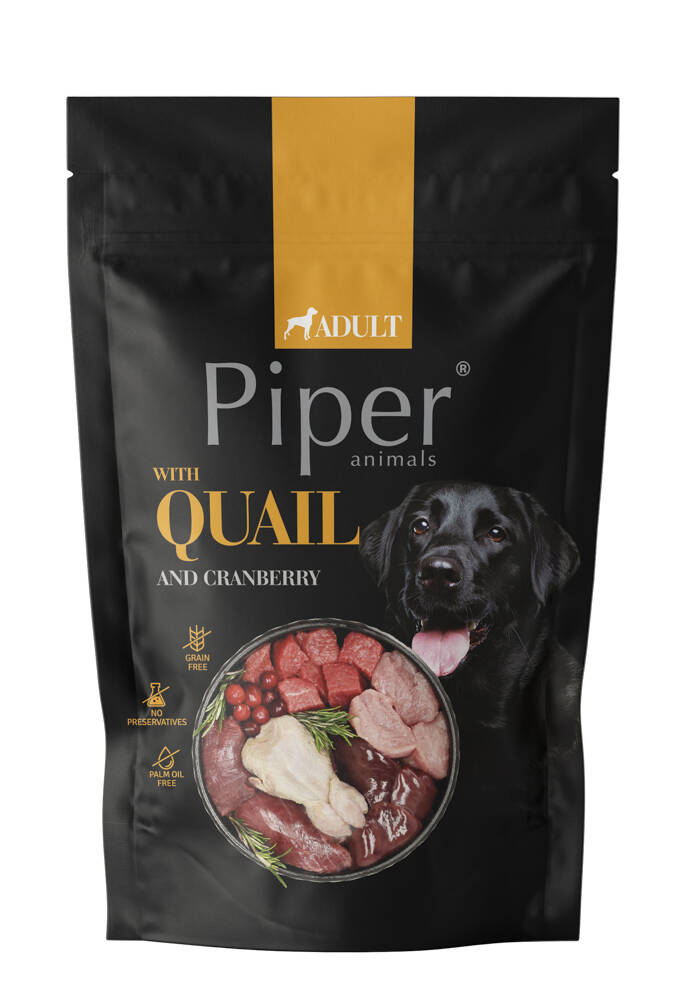PIPER POUCH WITH QUAIL 10x500gr. (MAXIMOS DESCUENTO BANDEJAS COMPLETAS).