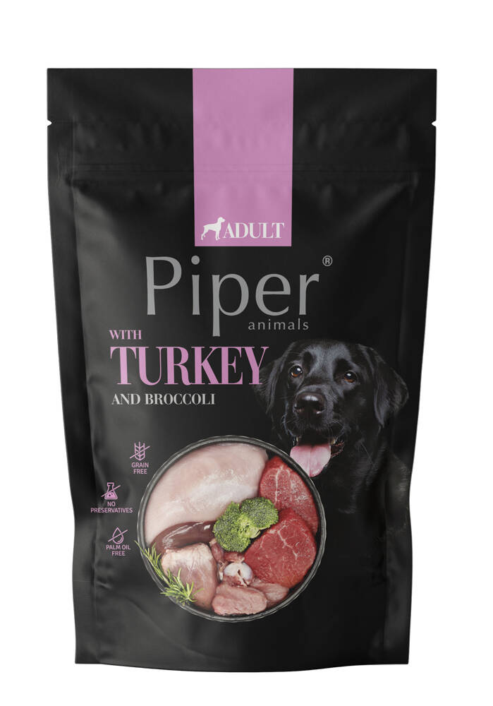 PIPER POUCH WITH TURKEY 10x500gr. (MAXIMOS DESCUENTO BANDEJAS COMPLETAS).