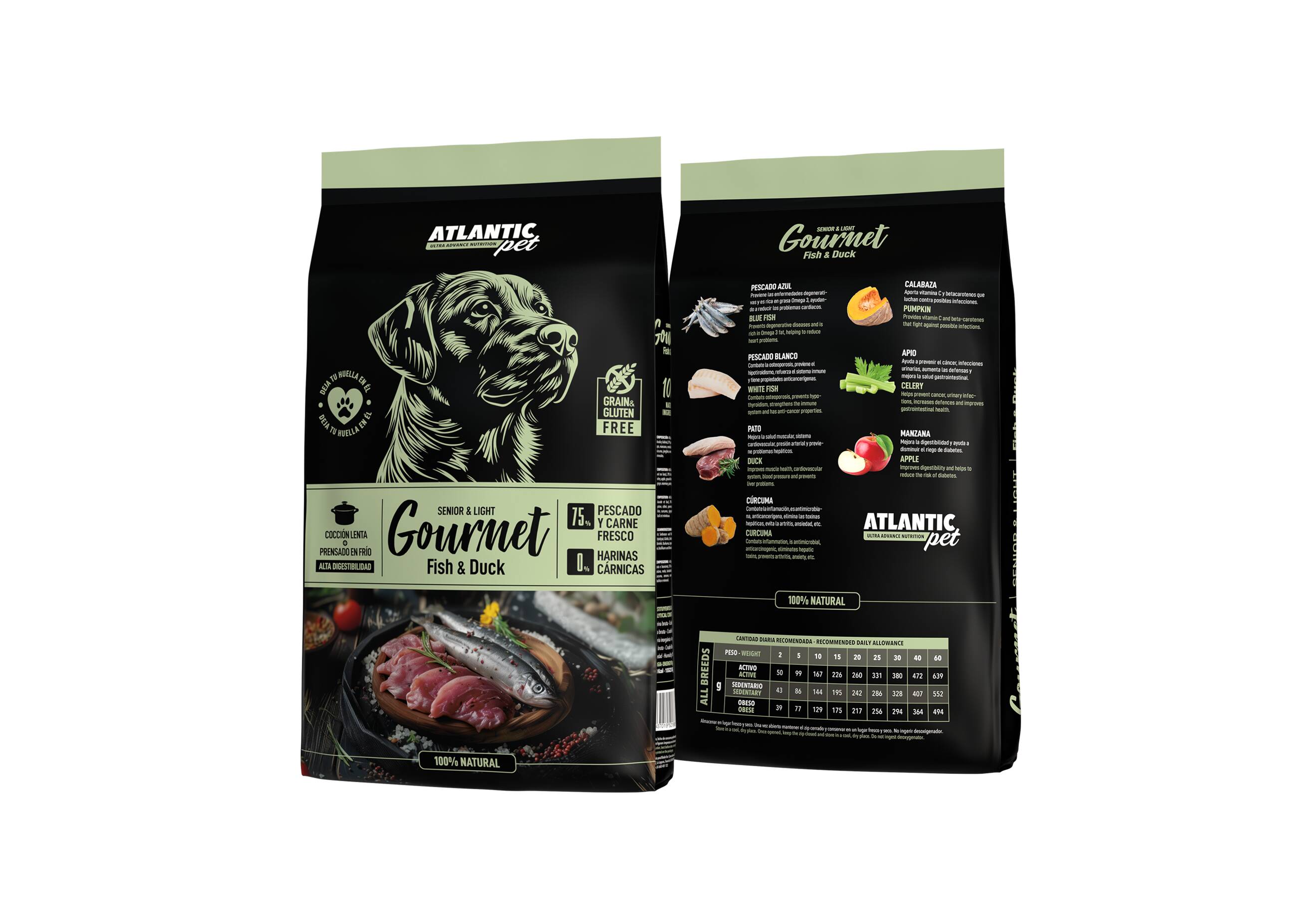 ATLANTICPET GOURMET SENIOR & LIGHT 2.5 Kg