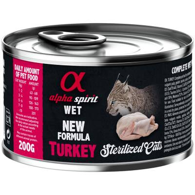 A.S. Turkey for Sterilised Cats 200 g