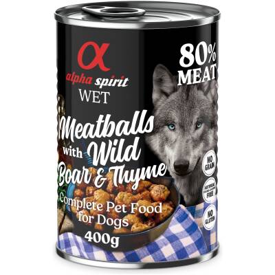 A.S. Wild boar with thyme Meatballs 400 g (6 uds)