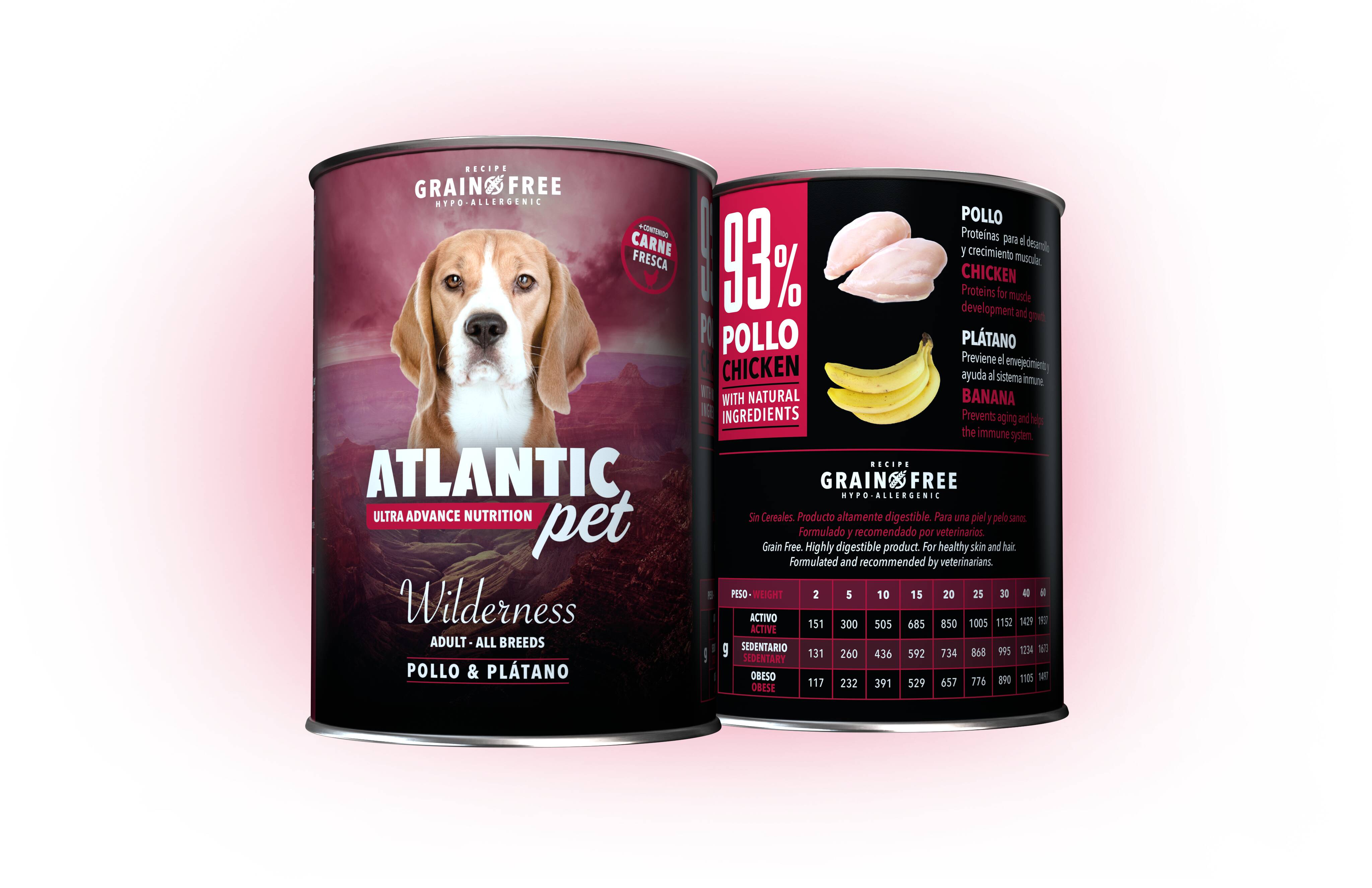 ATLANTICPET HUMEDO WILDERNESS ADULT MONOPROTEICA 200GR.