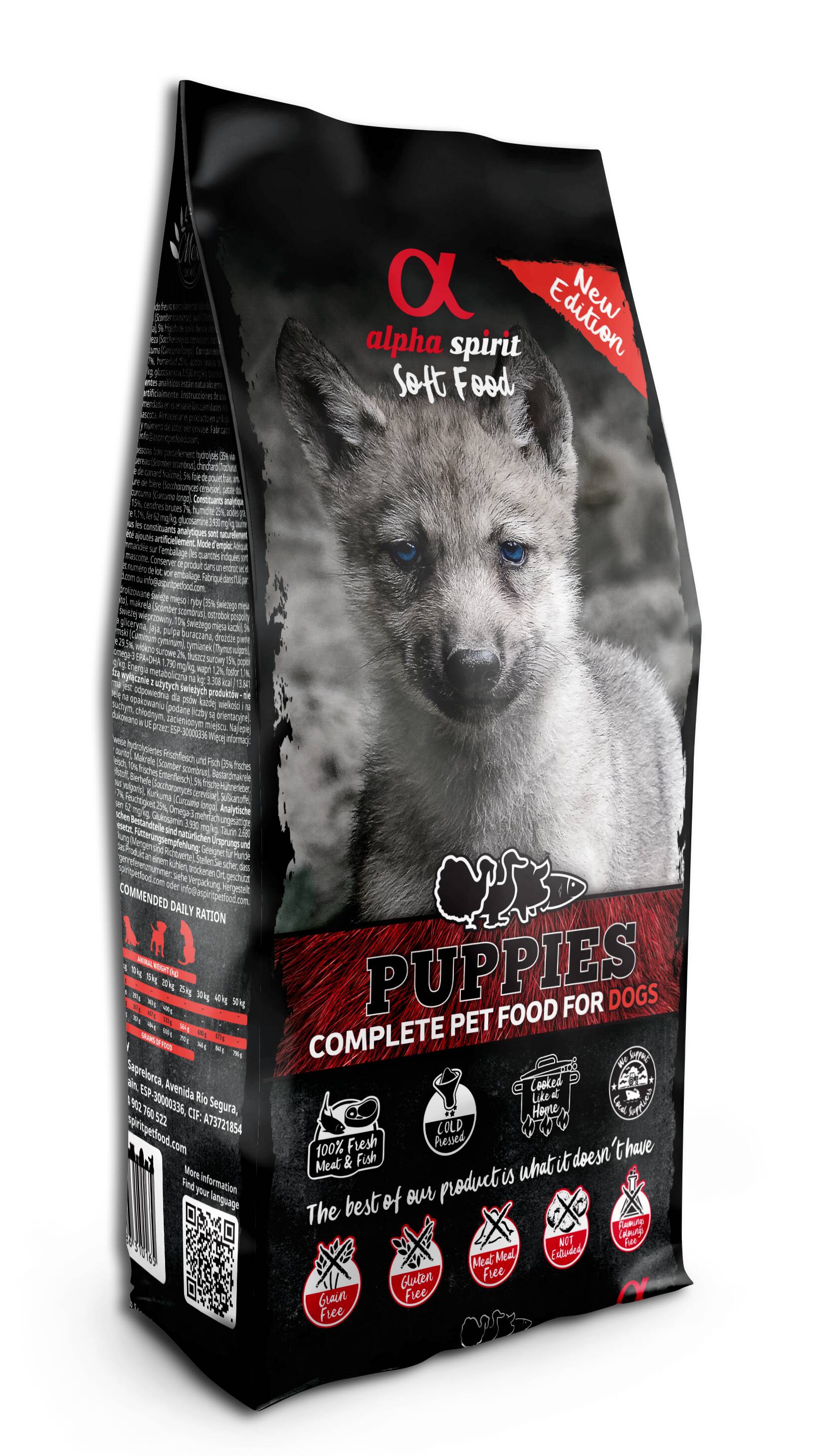 Semi-humedo Puppies Complete Dog Food in bag 1.5 kg