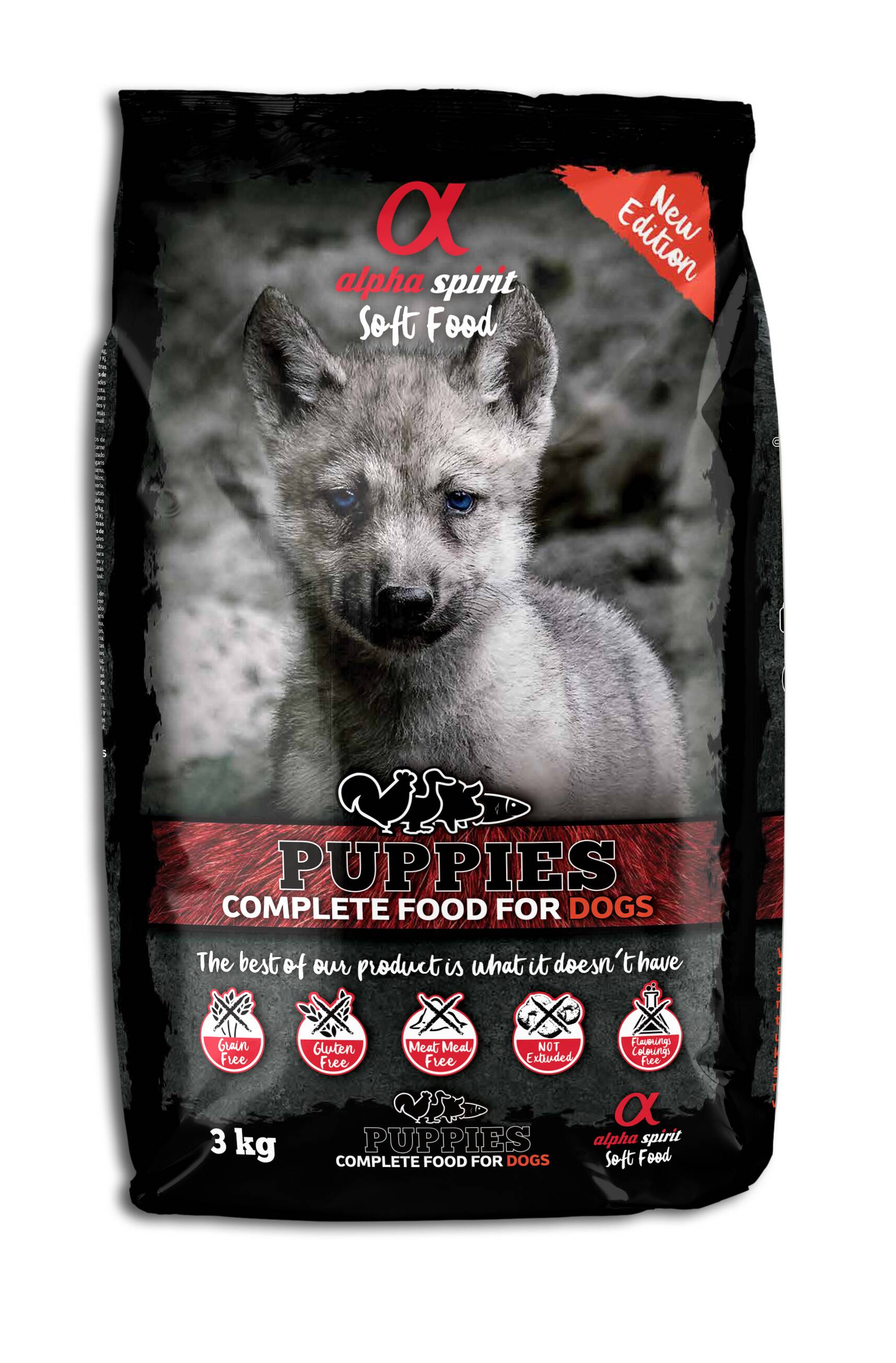 Semi-humedo Puppies Complete Dog Food in bag 3 kg