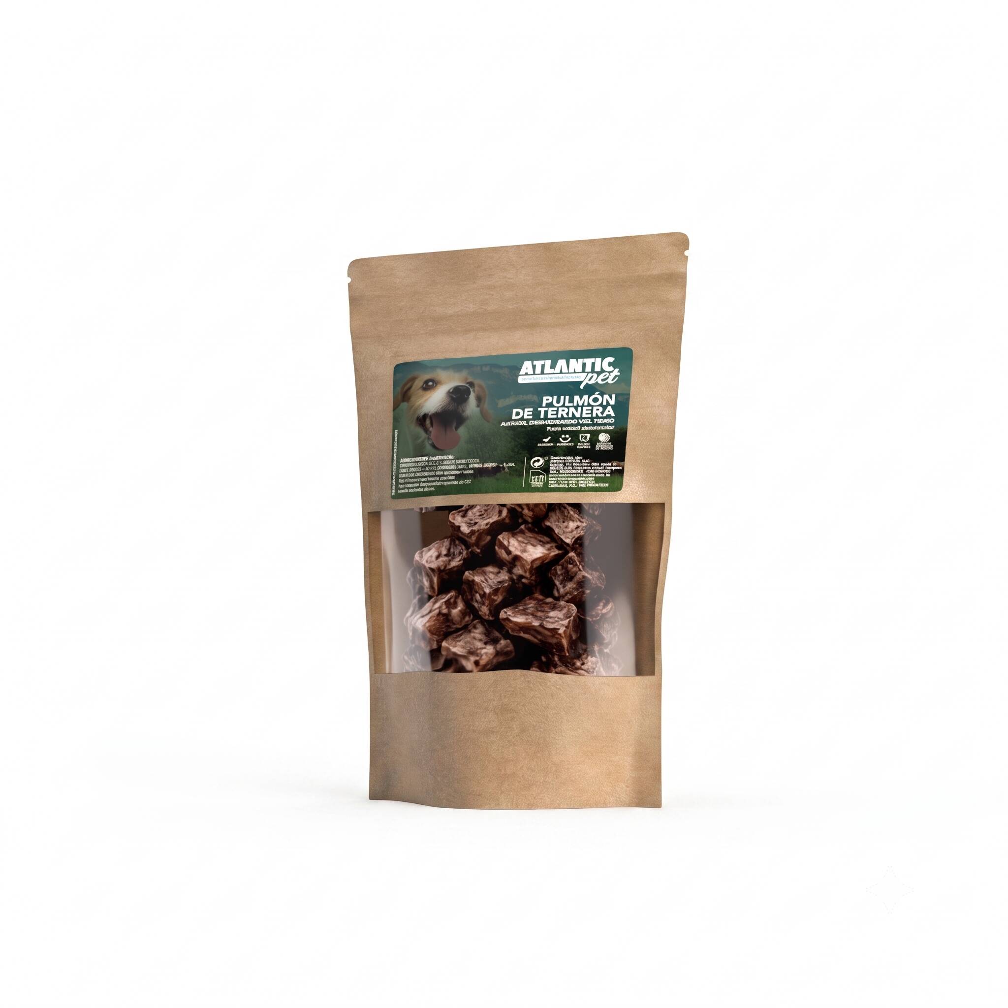 ATLANTICPET PULMÓN DE TERNERA 50GR.