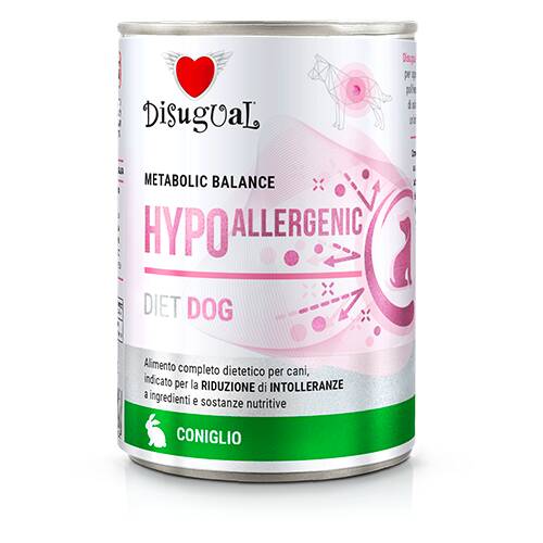 HYPOALLERGENIC RABBIT DISUGUAL DIET DOG CANNED DOG FOOD 400GR