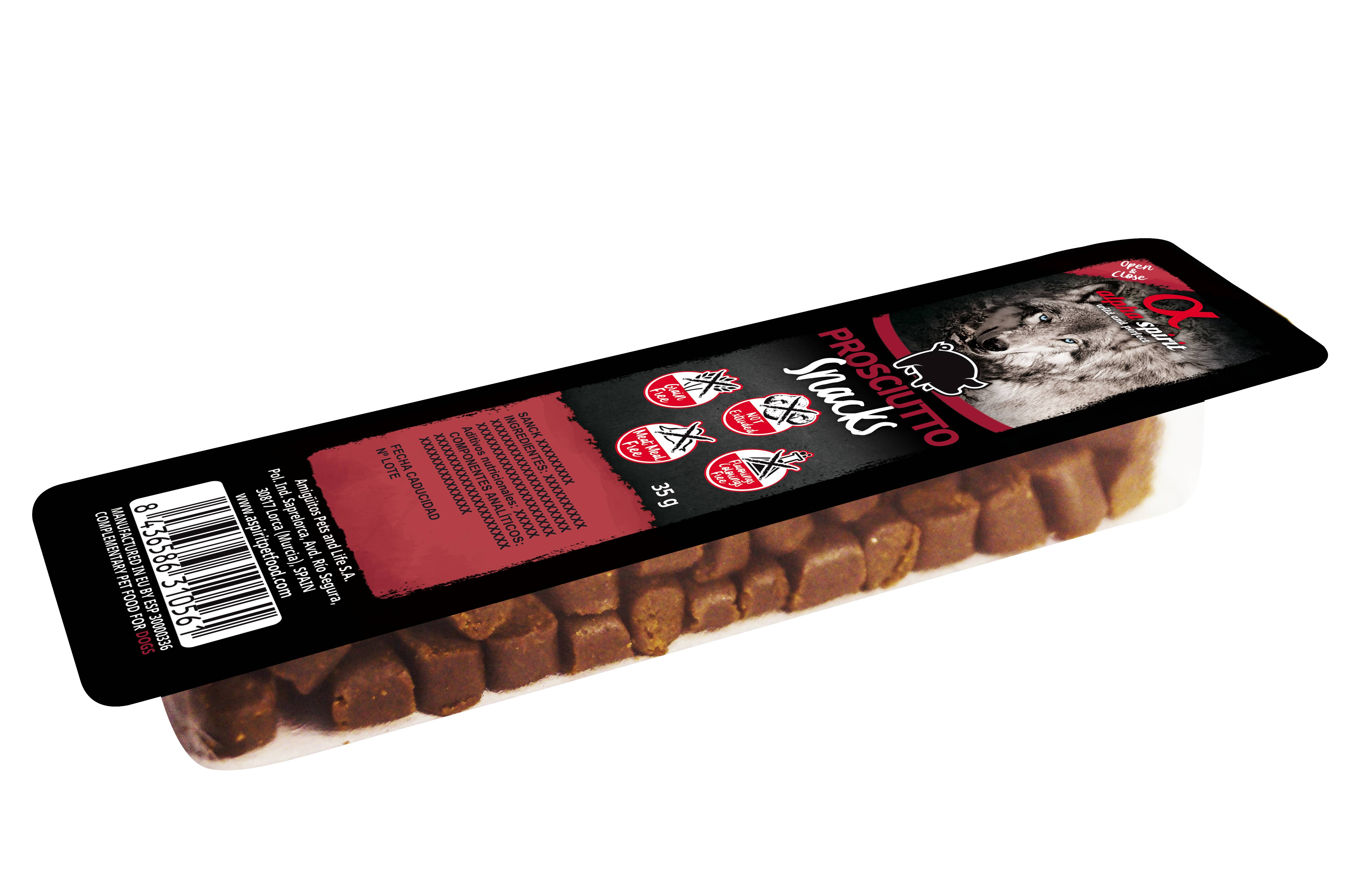 S SNACKS DE JAMON PERRO 50G x 12 unid.
